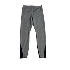 Nike Women's Gray Nike One Tight Dri-Fit Mid Rise Performance Leggings Size Medi